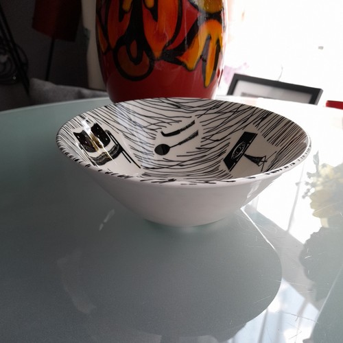 Rare conical cereal dish - conical,