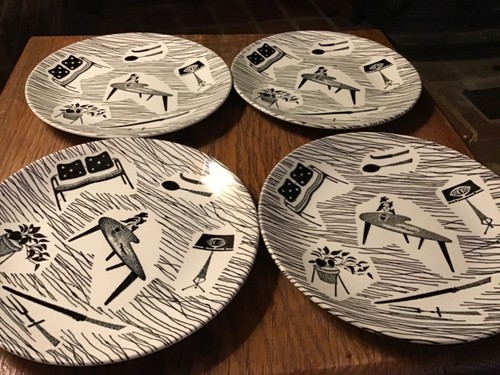 Ridgway homemaker plates x4 - ridgway,,